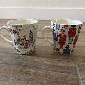 MUG COLLECTIBLE CATH KIDSTON LONDON SCENES STRAIGHT-SIDE BONE CHINA VINTAGE MUGs